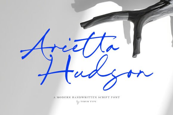 Arietta Hudson: Your Modern Handwritten Script Font