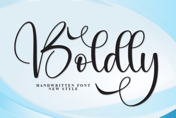 Boldly: A Script Font That Blends Elegance with Modern Edge