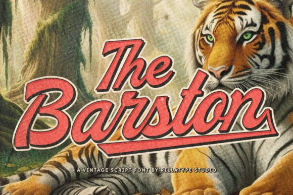 Introducing The Barston: A Sophisticated Vintage Script Font