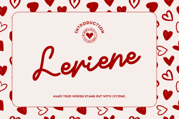 Leviene: Crafting Bold Narratives with Handwritten Elegance