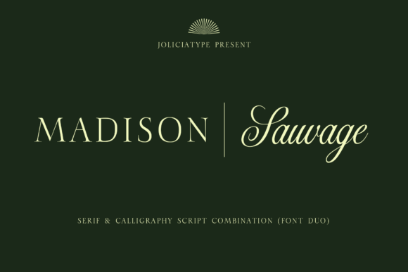 Madison Sauvage: The Premium Font Where Serif Meets Calligraphy