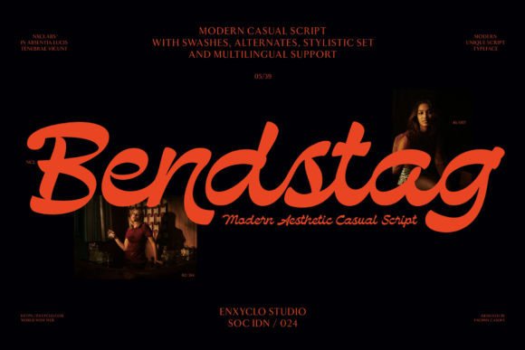 Mastering Modern Casual Typography with Bendstag