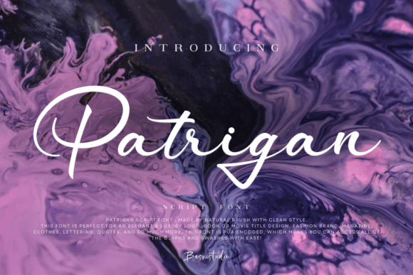 Patrigan: A Premium Script Font for Elegant Design