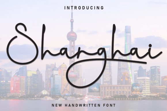 Shanghai: A Handwritten Script Font with Effortless Charm