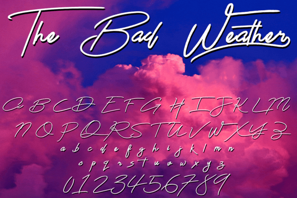 The Bad Weather Font: A Designer's Go-To for Elegant Branding