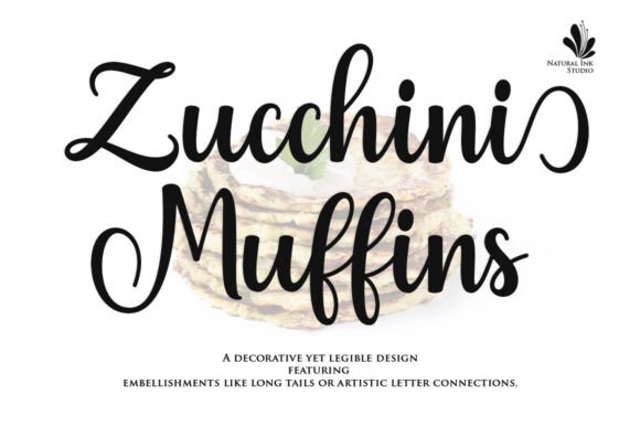 Zucchini Muffins: A Fresh Take on Creative Typography
